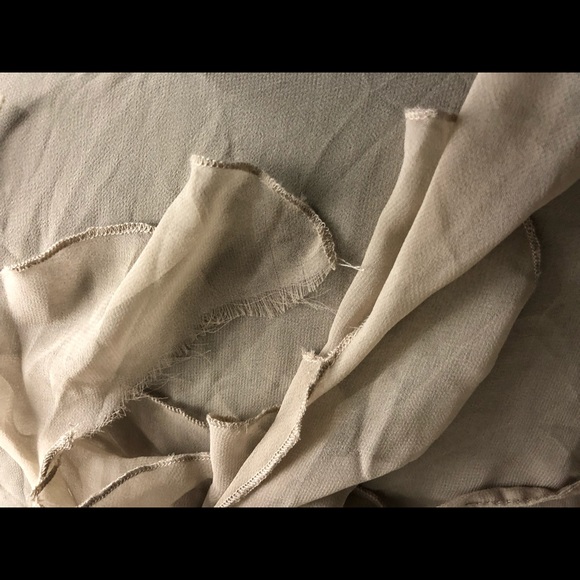 💢SOLD💢 Kaktus Sheer Lace Up Ruffle Collar Large - Picture 7 of 8